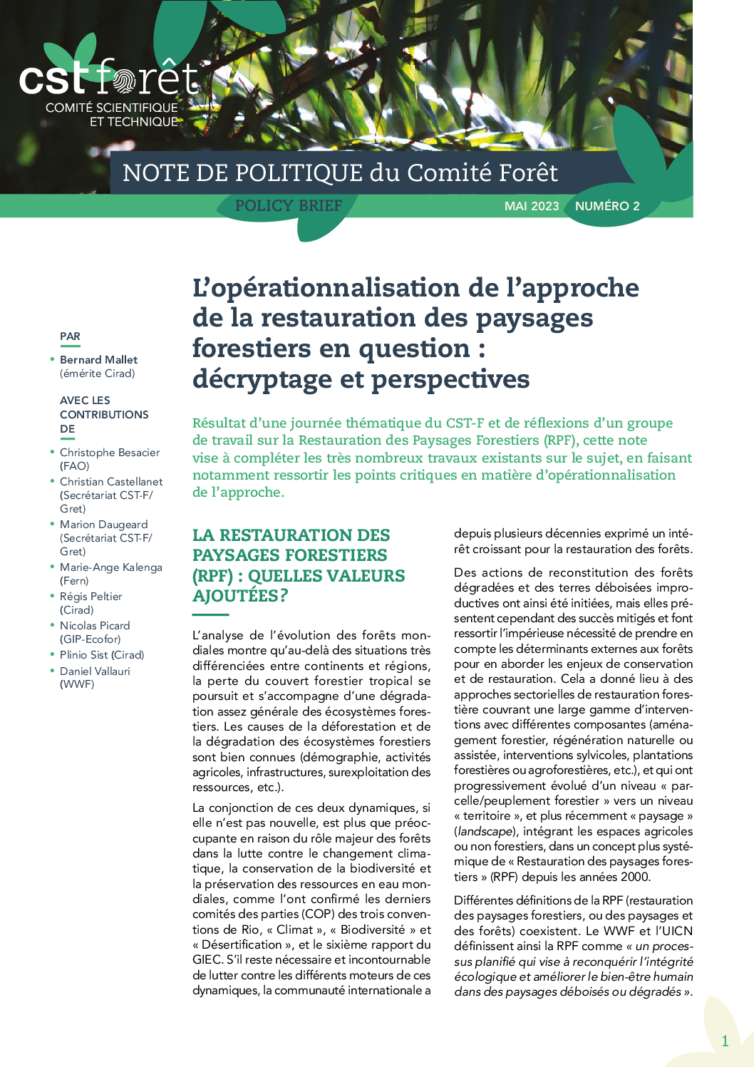 note-de-politique-n-2-loperationnalisation-de-lapproche-de-la-restauration-des-paysages-forestiers-en-question-decryptage-et-perspectives